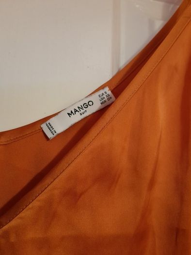 Mango Suit satin top