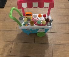 Leap frog ice cream cart