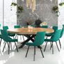 Savina Pink Velvet Upholstered Chair Image 6