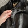 Beautiful Leather Trench Coat Image 8