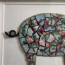 Handmade Framed Pig Pique Assiette Mosaic Image 4