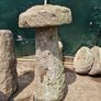 Granite Staddle Mushroom stone 110cm tall Image 3