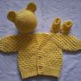 Handmade baby cardy sets 0-3 months Image 4