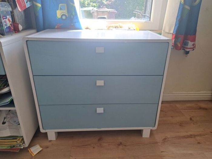 Midi sleeper light blue bed