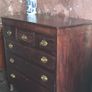 A George 111 inlaid mahogany Chest of Drawers Image 3