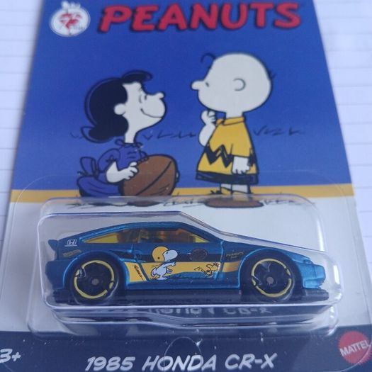 Hot Wheels 1985 Honda CR-X 75 years Peanuts