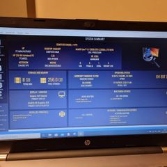 Student fast Laptop HP 250 G6 / Intel i7-7500U @2.70GHz /8GB RAM / New 256GB SSD. See the pictures.