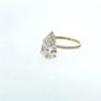 3.02ct IGI Certified Pear Lab-Grown Diamond Ring | Image 3