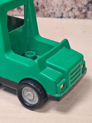 Vintage Lego Duplo Police Van Car Green Paddywagon
