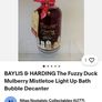 Baylis and Harding luxury light up bath bubbles decanter Image 3