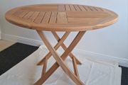 Charles Bentley 2-4 Seater Round Teak Table