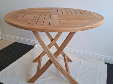 Charles Bentley 2-4 Seater Round Teak Table