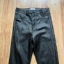 QUIZ Black Faux Leather Skinny Jeans, NEW size 6 Image 5