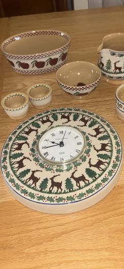 Nicholas Mosse Reindeer Wall Clock