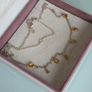 Pandora sterling silver/ yellow gold loved necklace with heart   ajustable size perfect condition fully hallmarked(no box) Image 5