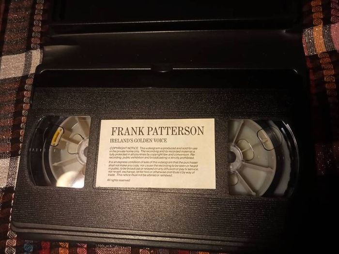 1988. Frank Patterson. Ireland's Golden Voice VHS.