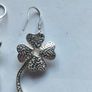 A pair of Sterling Silver earrings. Image 3