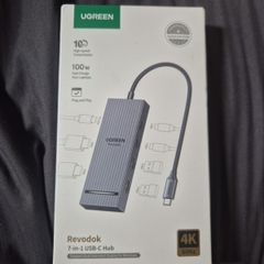 Ugreen Revodok 7-in-1 Usb-c Hub 4k 60hz | Dual Hdmi | 100w Pd