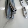 lambretta LD floorboard rubber mats, cap ends Image 3