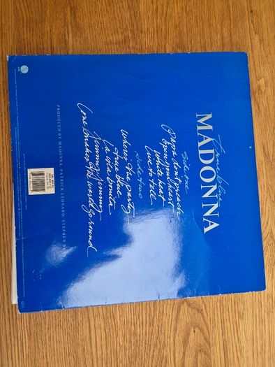Madonna True Blue 1986 UK & Europe LP