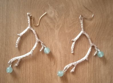 Tree branch earrings