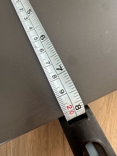 Ikea grey shelf with metal holder