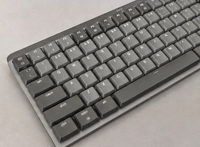 Logitech MX Mechanical Wireless Keyboard Graphite Brown Switches English International QWERTY