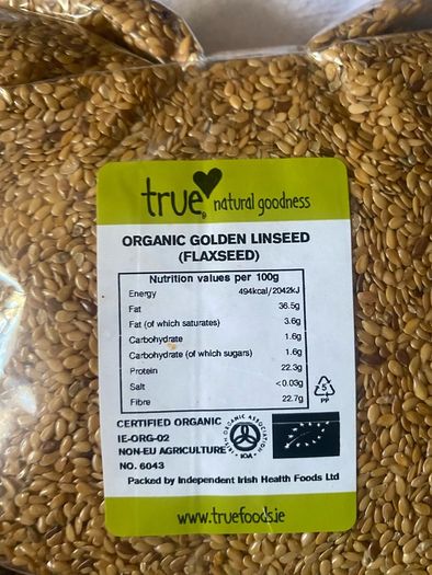 organic flaxseed golden linseed 1 kg