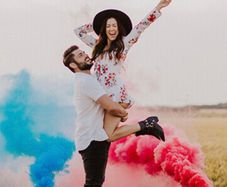 Gender reveal smoke Boy or Girl ?