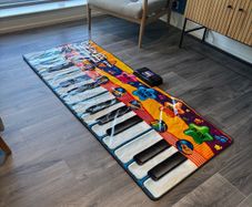 Keyboard playmat