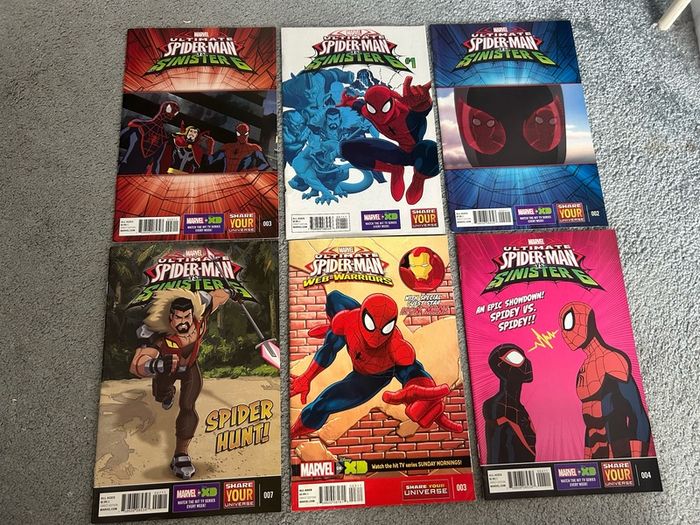 Ultimate Spider-man comic bundle