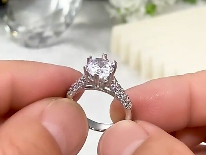Sterling Silver Solitaire Ring