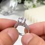 Sterling Silver Solitaire Ring Image 4