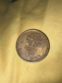 1988 Portugal 10 Escudos Coin - Pre-Euro Currency