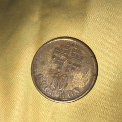 1988 Portugal 10 Escudos Coin - Pre-Euro Currency