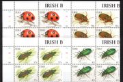 2003 Ireland Irish Beetles Commemorative Stamp Plate Blocks 1A1A1A1A Mint Never Hinged (MNH)