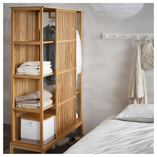 Nordkisa Ikea Bamboo Wardrobe