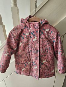 Girls 3-4 yrs Next Pink Unicorn windproof ; waterproof Jacket