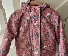 Girls 3-4 yrs Next Pink Unicorn windproof ; waterproof Jacket