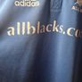 Vintage New zealand all blacks rugby shirt jersey Black and blue Size Medium 2003 Image 3