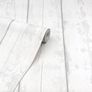 Grey Washed Wood Wallpaper - Panel Effect - Natural Weathered - Photographic Style - Realistic Image 2