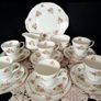 Boxed Duchess English Bone China 21 Ps Tea Set "Carnation" Image 2