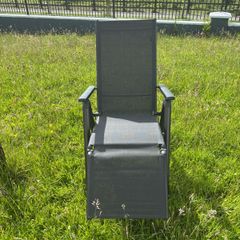 Quartz Grey Reclining Garden Chair