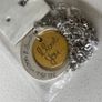 Necklace - I love you.... to the moon & back | Golden, Silver Image 3