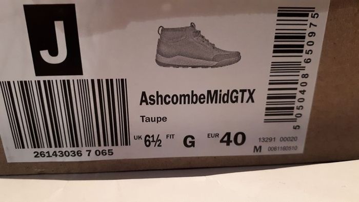New leather Clarke's Gore-tex Boots