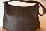 Vintage Celine Boulogne style Macadam shoulder bag