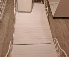 2 IKEA Minnen Extendable Kids Bed Bases & 1 Mattress