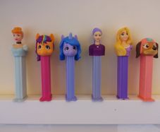Various Empty Pez Dispensers