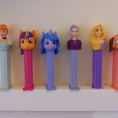 Various Empty Pez Dispensers