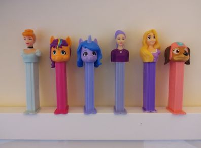 Various Empty Pez Dispensers